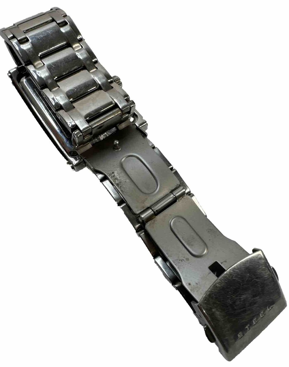 Guess U11006G3 Steel Mens Watch Blue Dial Japan Movt 50 Meters