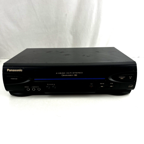 Panasonic VCR VHS Omnivision Blue Line 4 Head PV-V4522 & RCA HDMI Cable Tested - Afbeelding 1 van 12