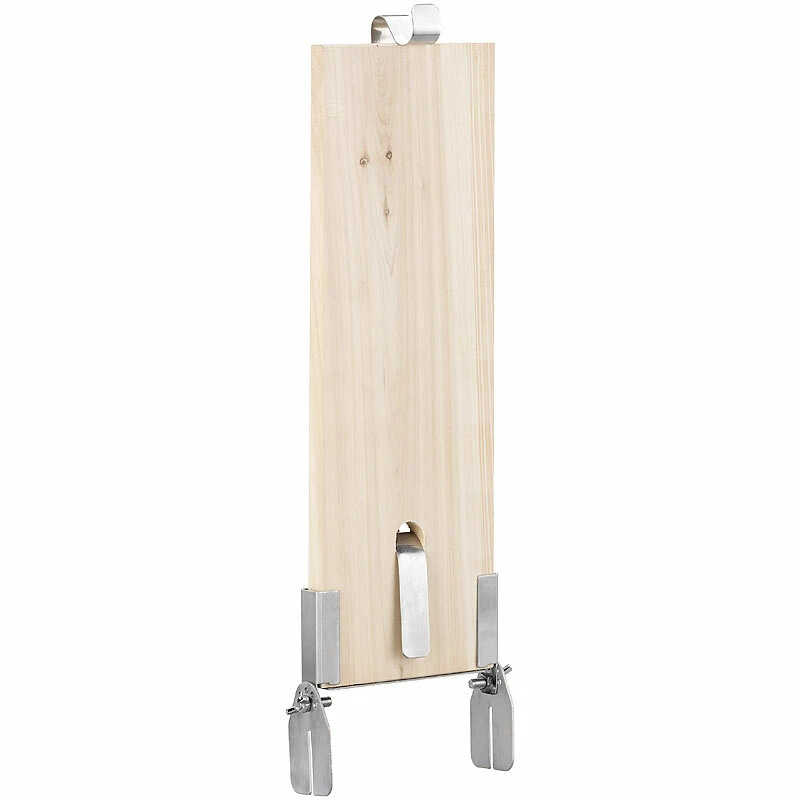 Flammlachs-Bretter, Zedernholz, neigbare Edelstahl-Halterung, 4er-Set - Bild 3 von 4