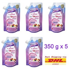 5 x A BONNE' Spa Yogurt Salt Brightening Smooth Baby Skin Vitamin B3 Scrub 350g