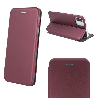 FÜR XIAOMI REDMI NOTE 11 PRO - Book Elegance Handytasche Case Hülle Weinrot