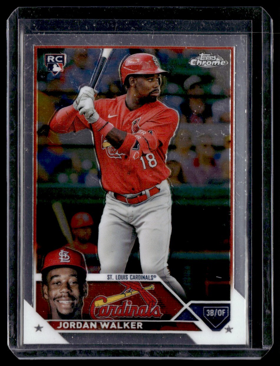 2023 Topps Chrome Jordan Walker Rookie St. Louis Cardinals #209