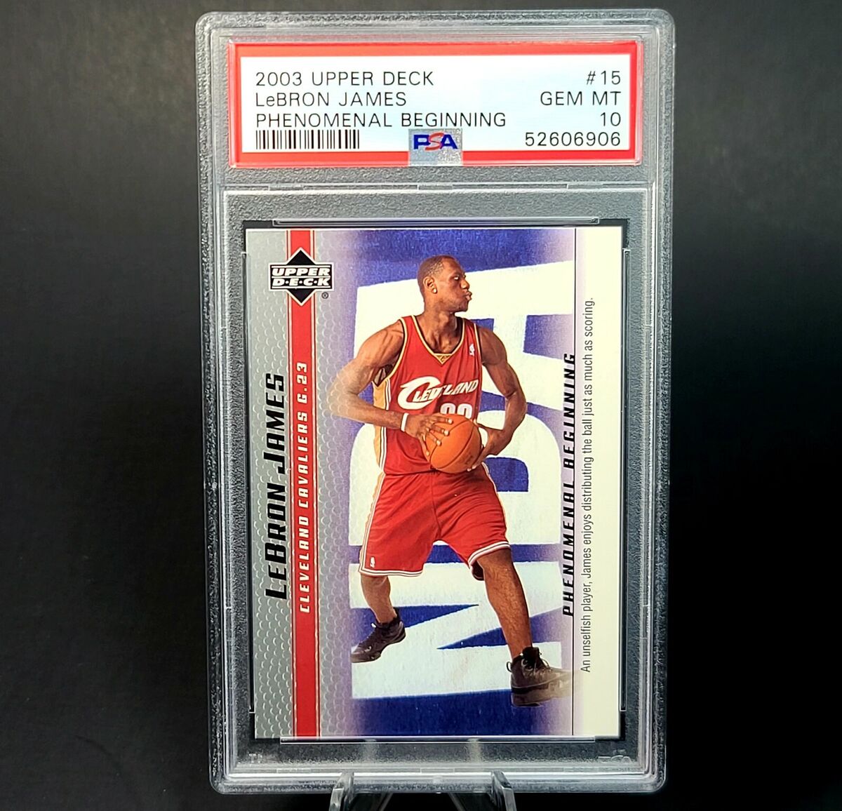 Lebron James ORIGINAL ROOKIE UPPER DECK P. BEGINNINGS ROOKIE Lebron James ORIGINAL ROOKIE UPPER DECK P. BEGINNINGS ROOKIE