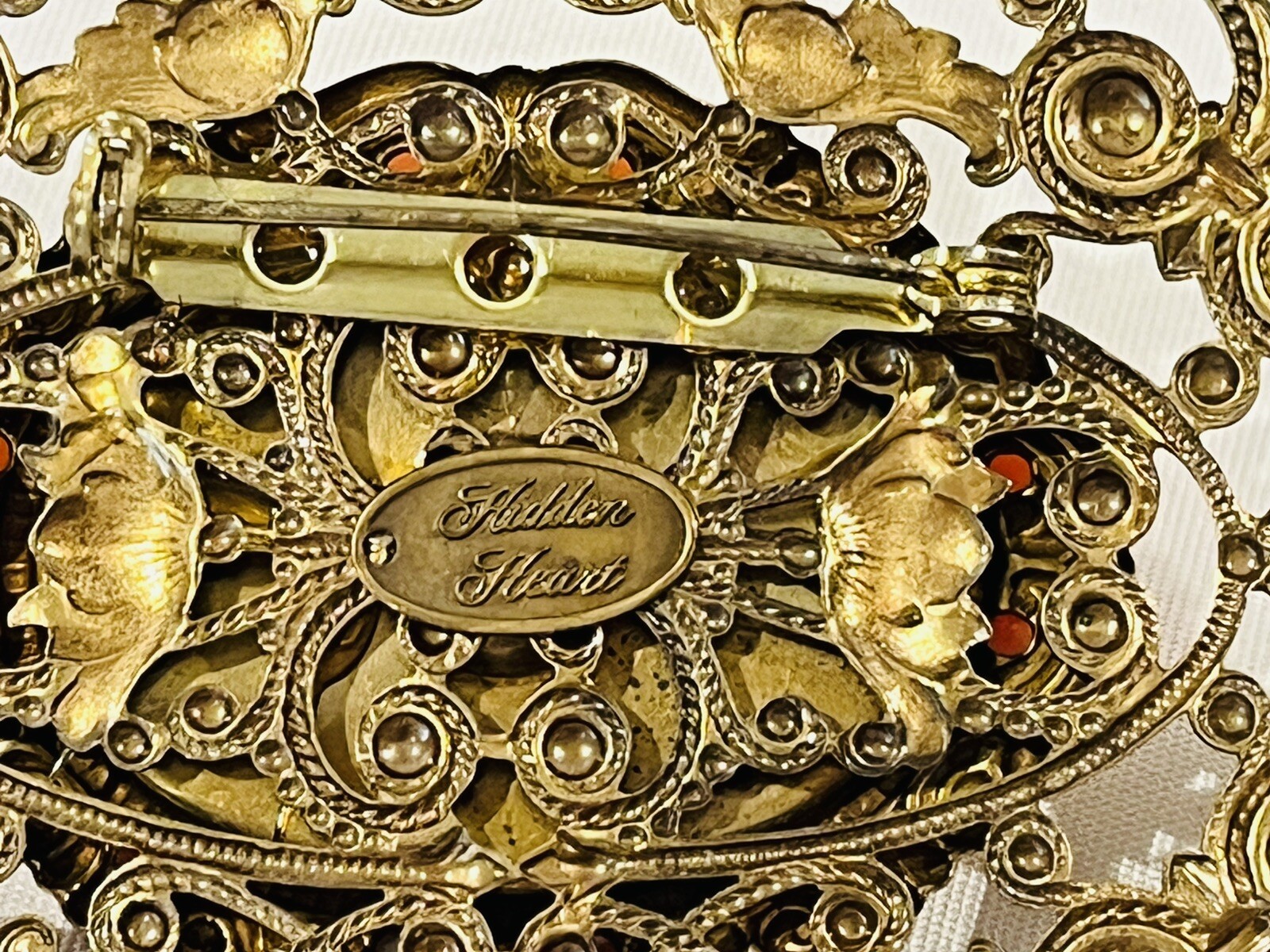 Vintage Hidden Heart Cameo Sisters Goddess Victorian … Gem