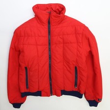 Vintage Woolrich Bomber Jacket Size Medium Red