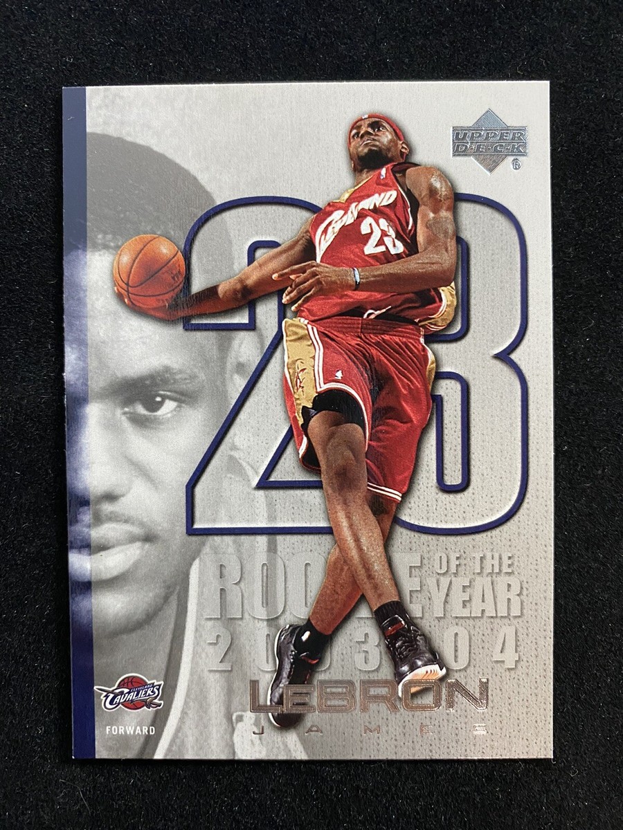 2005 UPPER DECK LEBRON JAMES ROOKIE OF THE YEAR CARD LJ16 | eBay