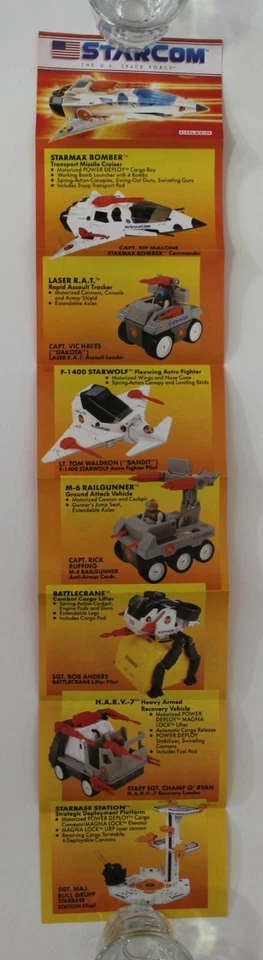 1986 Starcom STARMAX BOMBER CATALOG European ORIGINAL Vintage Paperwork - Image 3 of 4