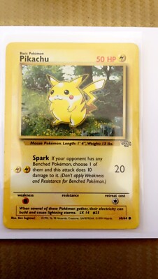 Pokémon Pikachu Ken Sugimori 1995/96 60/64 | eBay