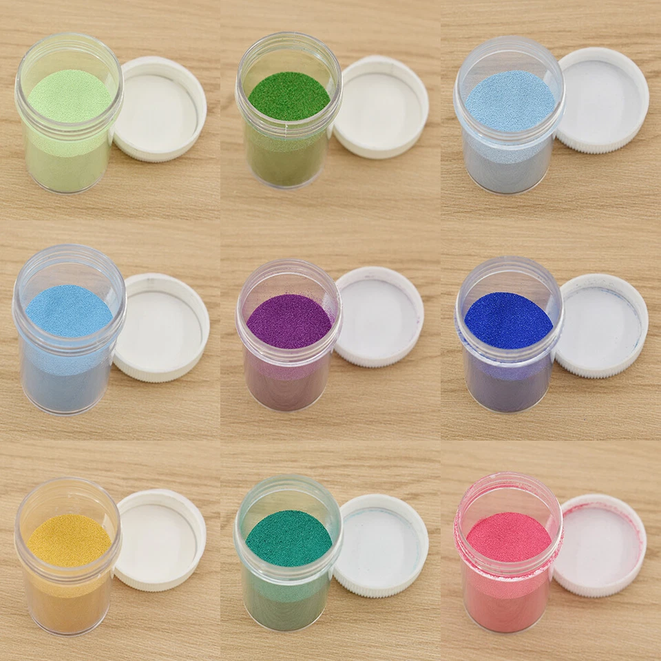 Álbum de recortes artesanal de papel adornos convexos de 30 ml en polvo Foto 3 de 4