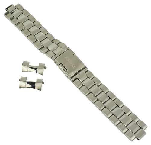 Cinturino di Ricambio Uomo Acciaio Inox Color Argento 20mm Timex T2N816