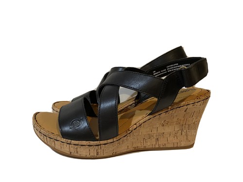 born black platform sandals