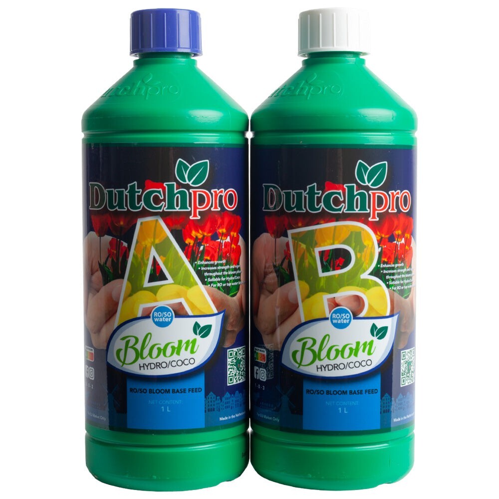 1L Dutch Pro Original Hydro Coco Bloom Soft Water A+B Plant Nutrients Hydroponic