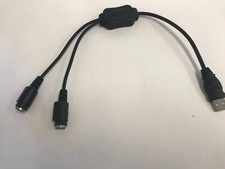 BELKIN USB Dual PS/2 Adapter F5U119vE1 P81706-A Cable Adapter Keyboard / Mouse