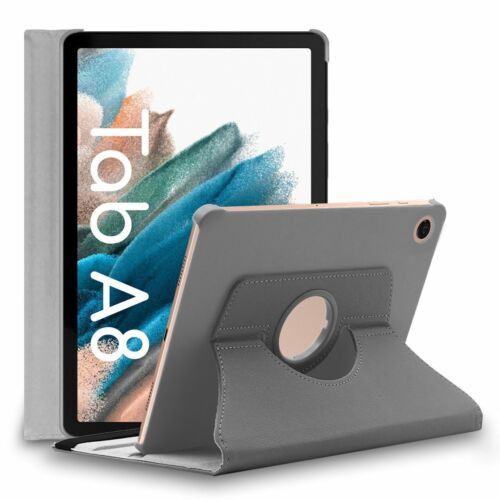 Tablet Case For Samsung Galaxy Tab A8 10.5 2022 Smart Leather Cover 360 Rotating - Picture 2 of 19