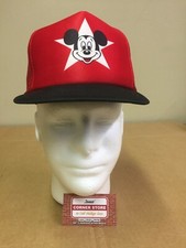 Vintage 80s Walt Disney Mickey Mouse Foam Mesh Trucker Snapback Hat YOUTH OSFA