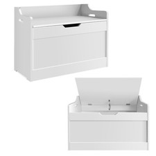 Storage Ottoman Chest Toy Box Bench Bedroom Blanket Bedding Box Wooden Large