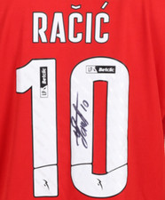 SIGNED MATCHWORN Uros RACIC Braga Jersey, Worst Career Game, Serbia CERTIFICATE