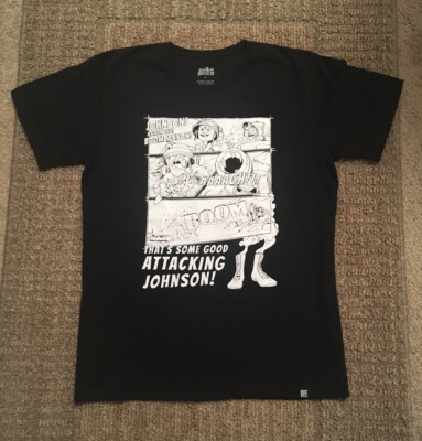 Boom Beach NEW Adult Small PureWaste graphic screenprint computer game Tee