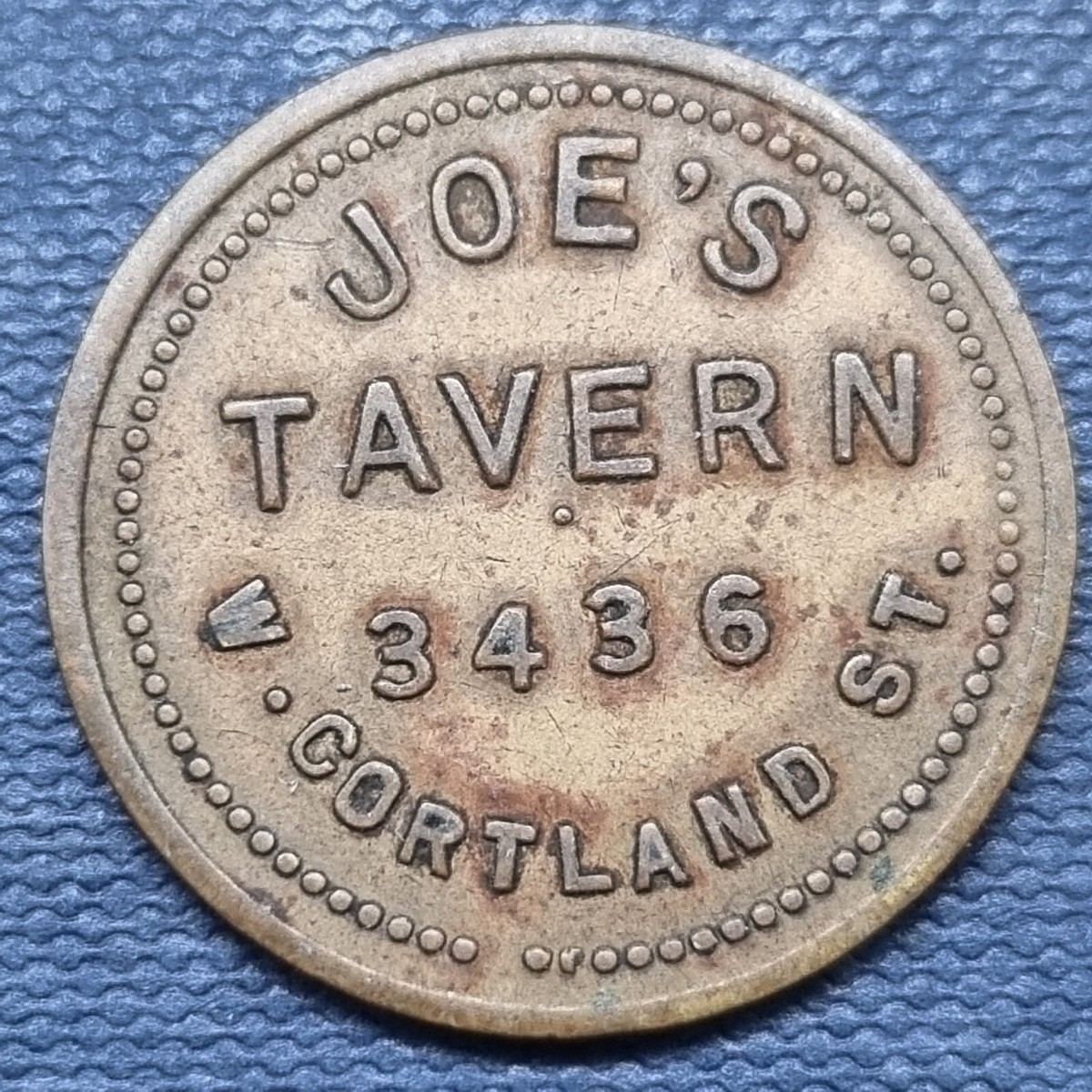 Joe´s Tavern 10 Cents Trade Token Circulated #67033 | eBay