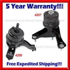 A596 For 07-09 CAMRY 2.4L JAPAN BUILT Frt/Rt, Torq Strut RR Mount Set 2pcs AUTO