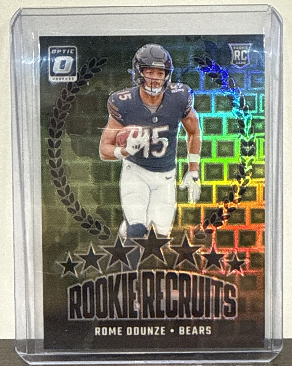 2024 Donruss Optic Hobby Rome Odunze Rookie Recruits#9 PANDORA RC /25 SSP MINT