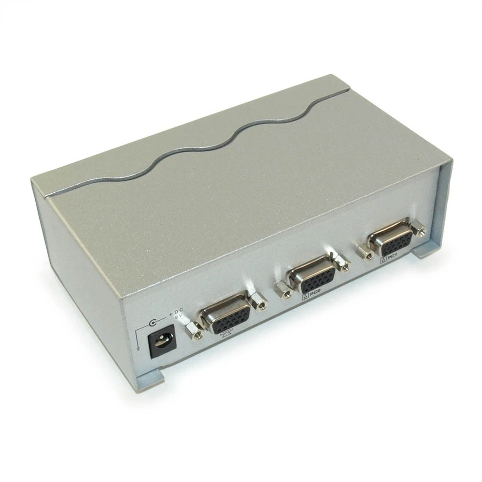 2-Port VGA Switch  Push Button  to 250Mhz to 1920x1440 - Image 2 of 2