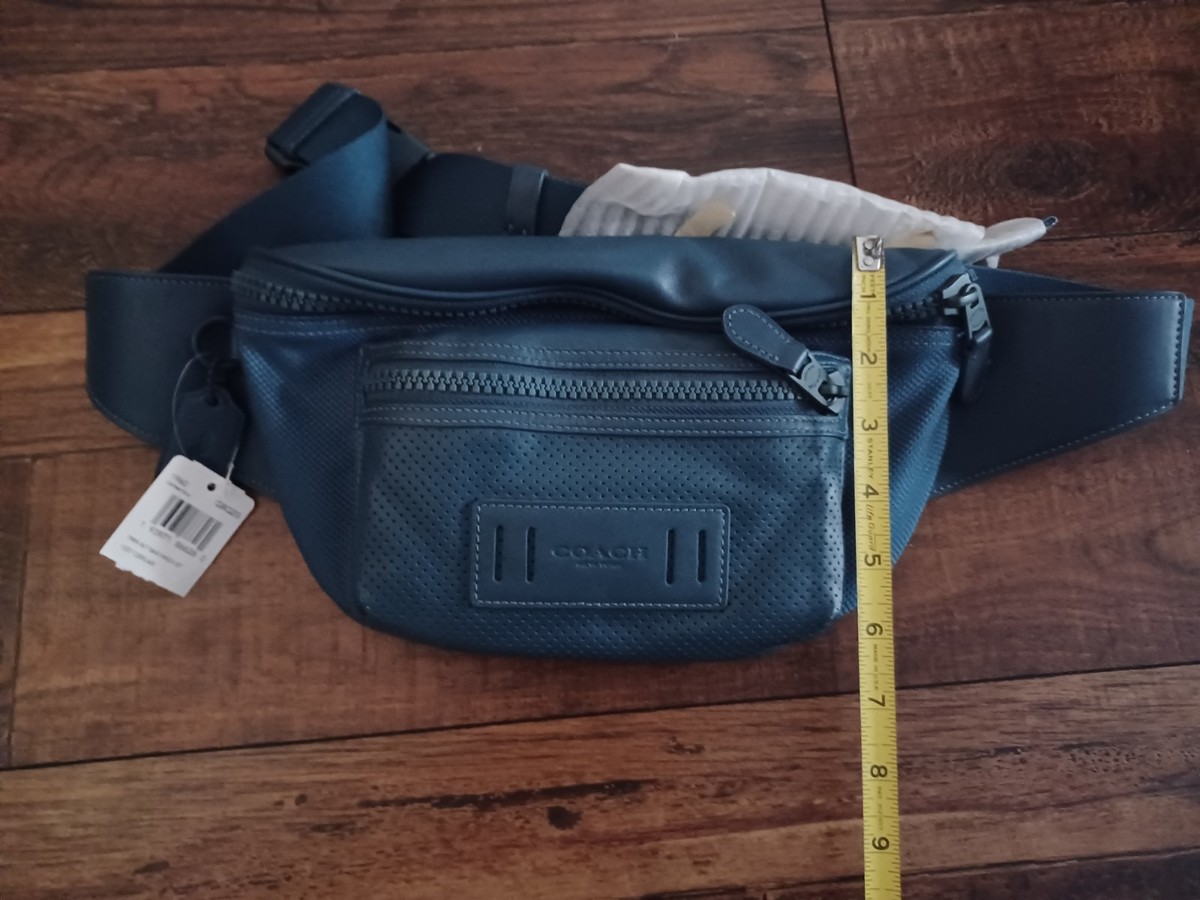NEW Coach Terrain Belt Bag Reef Blue Fanny Waist Pack Crossbody