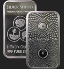 2020 1oz .999 silver Duality Yin/Yang Bar Conscientia .999 Silver Shield