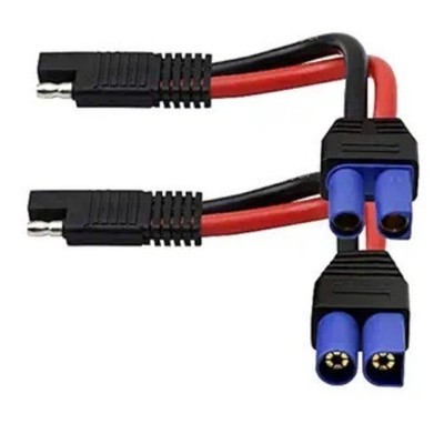EC5 to SAE Power Cable 10AWG with Male and Female Plugs for Car Battery Motor So