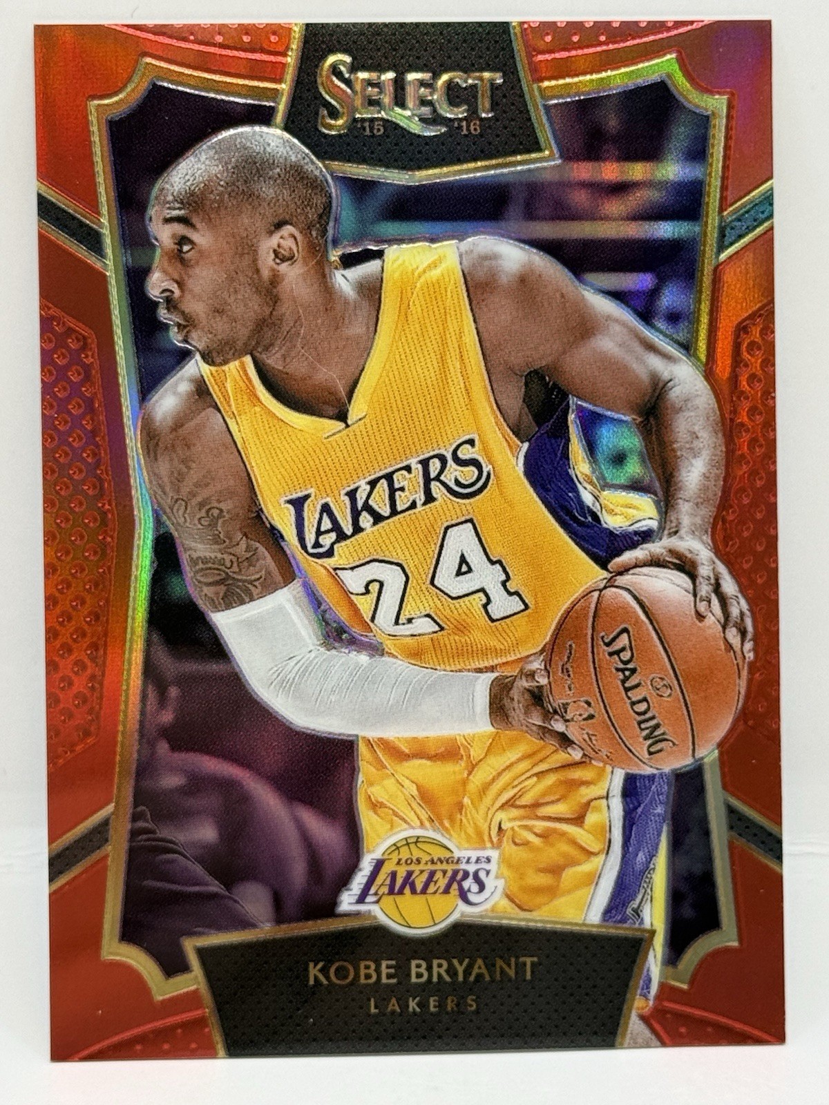 2015-16 Panini Select - Concourse Kobe Bryant #7 Red Prizm /149