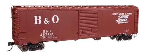 Walthers HO 50' AAR Single Door Boxcar Baltimore & Ohio BO #283113 910-46508 | Zustand: New
