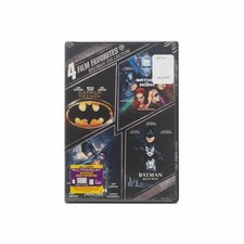 Batman 4-Film Favorites Balmain Collection DVD Set Sealed Warner Bros Collector