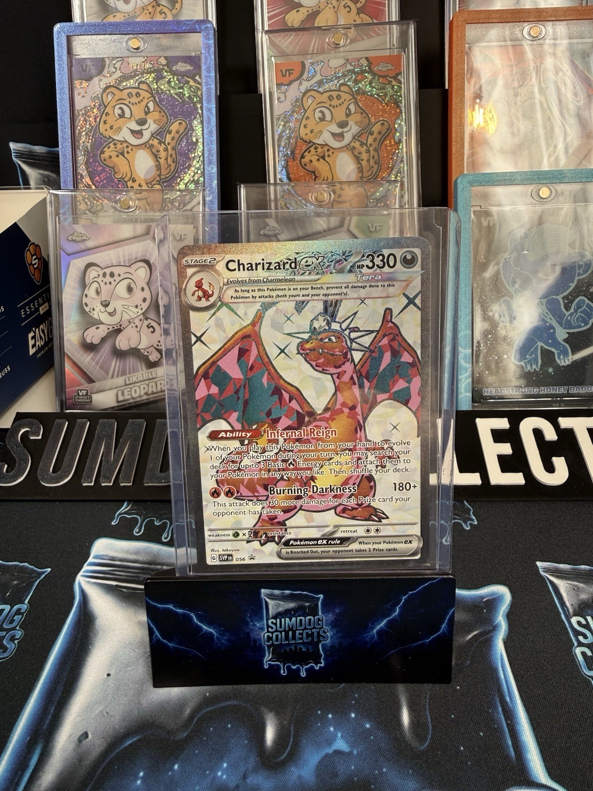 Pokémon Charizard ex SVP 056 SVP Black Star Promo Full Art Holo English