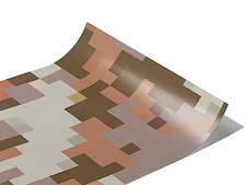 Rwraps Camouflage Pixel Autumn Approaches Gloss Vinyl Film Wrap 59in x 6in