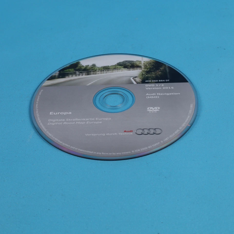 Audi A6 4F C6 Navi CD-Rom 4E0060884DT Digitale Straßenkarte Europa 2015 Orig. PC - Bild 2 von 4