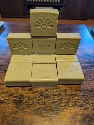 AYEYA Soap Eucalyptus and Mint Shea Butter Bar Soap GROW Lot Of 10