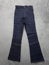 Vintage Levis 746 Bell Bottom Jeans Mens 27x32 Blue Denim Orange Tab 70s