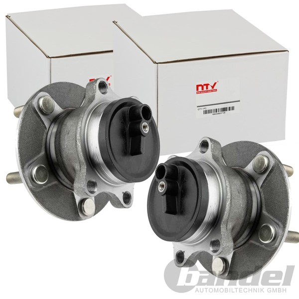 2X NTY RADLAGER-SATZ Hinten Beidseitig Passend FÜR CitroËN C4 Mitsubishi ASX-image