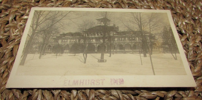 Antique Circa 1908 RPPC Real Photo Postcard Sewickley PA Elmhurst Inn