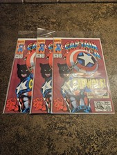 LOT OF 3 Captain America #405 405 1st APPEARANCE Of CAPWOLF 