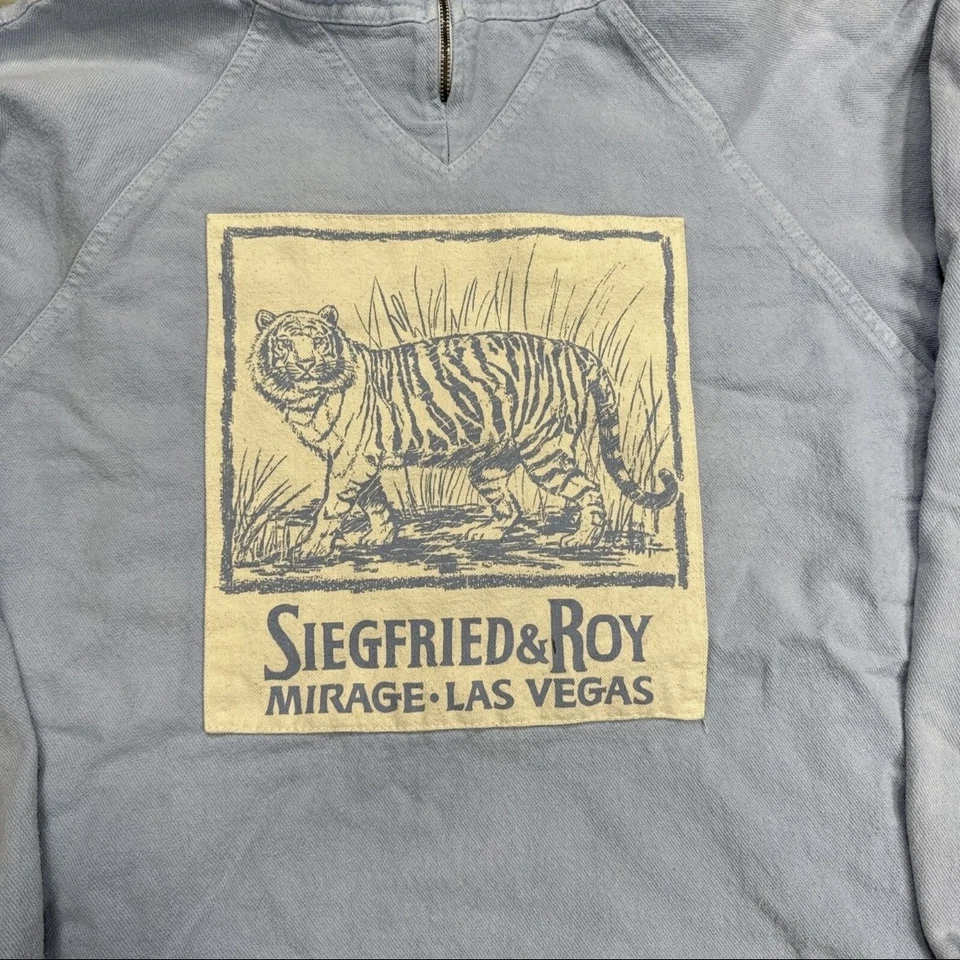 Suéter vintage Siegfried & Roy para hombre pequeño Mirage Las Vegas Tiger años 90 sudadera Foto 2 de 4