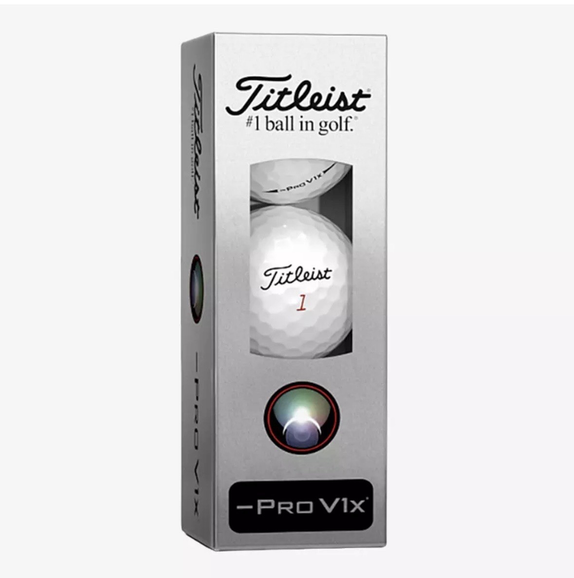 NEW Titleist Pro V1x Left Dash Golf Balls White, Pack of 12