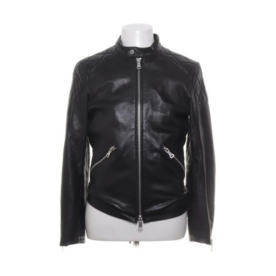 King x Jofama, Lederjacke, Herren, Größe: 46, Schwarz, Leder/Polyester #XxA