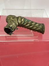 ANTIQUE VICTORIAN ORNATE GOLD FILL  CANE HANDLE Stamped  W.D.C.  unknown Manu.