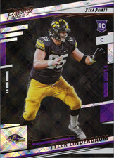 2022 Panini Prestige Tyler Linderbaum #366 Ravens Xtra Points Diamond Rookie RC