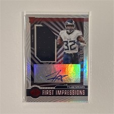 Panini Illusions First Impressions Autograph Tyjae Spears #137 Red 4/199 patch