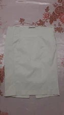 Elisabetta Franchi Per Celyn b. Woman Pencil Skirt White Size 42