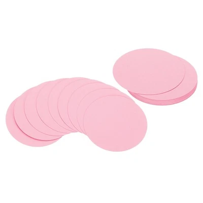 5inch Cartes en Carton Épais, 25Pcs pour Coaster en Papier Rose Découpé - Photo 1/4