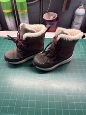 Cat Jack Girls Black Boots Black Size 13 Perfect for Winter, Pre Owned