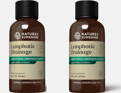 2P-Nature's Sunshine Lymphatic Drainage-Immune Support Cleanse & Detox,immunity.
